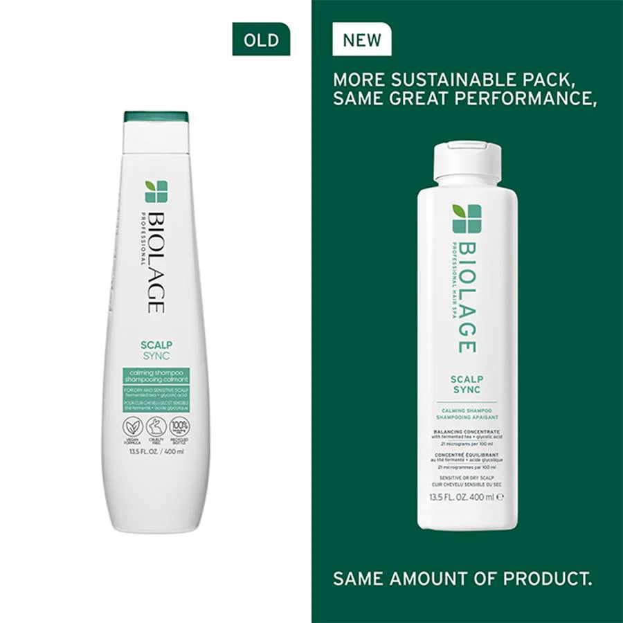 Biolage Scalp Sync Calming Shampoo 400ml - Image 2