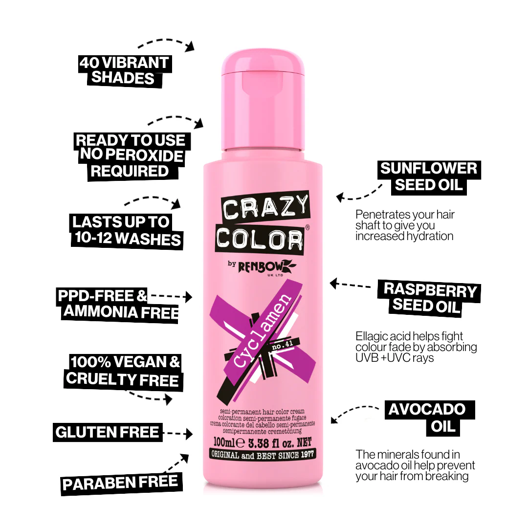 Cyclamen Crazy Color 100ml - Image 2