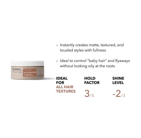 Goldwell Stylesign Texture Mattifying Paste 100ml - Image 2