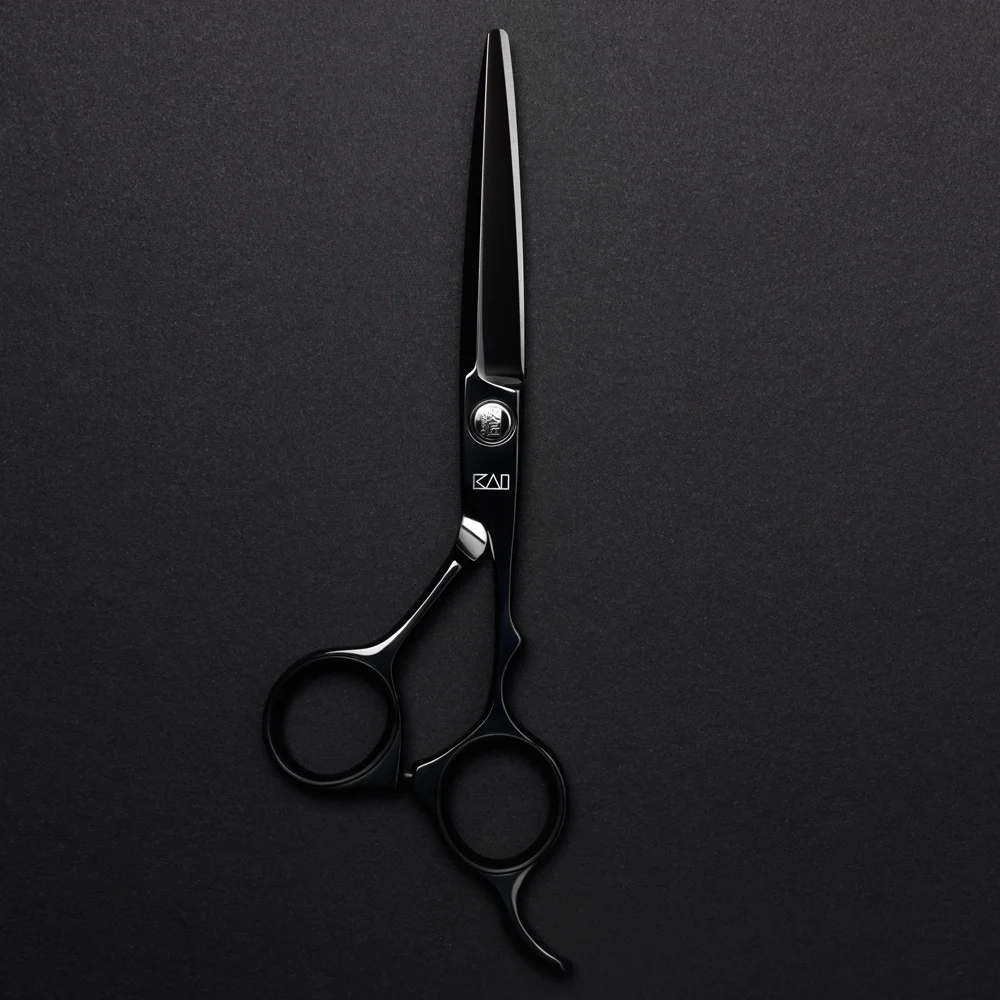 Kasho KSG Sagano Black Offset Scissors - Image 4