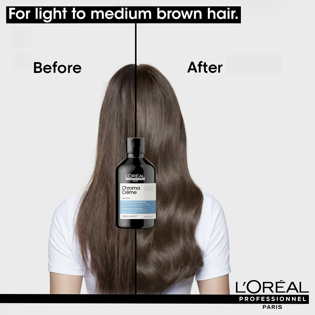 L'Oréal Chroma Crème Blue Shampoo 300ml - Image 2