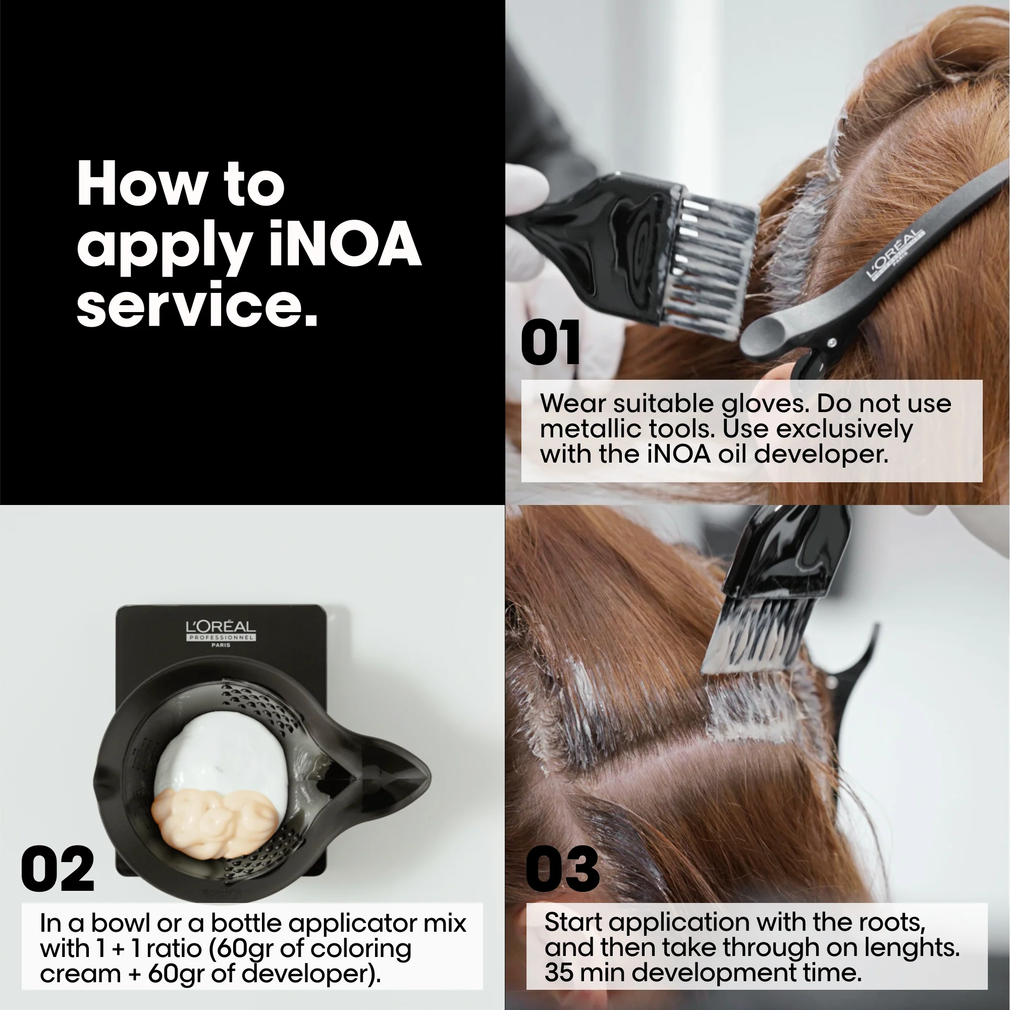 L'Oréal INOA Colour Tube 60ml - Image 3
