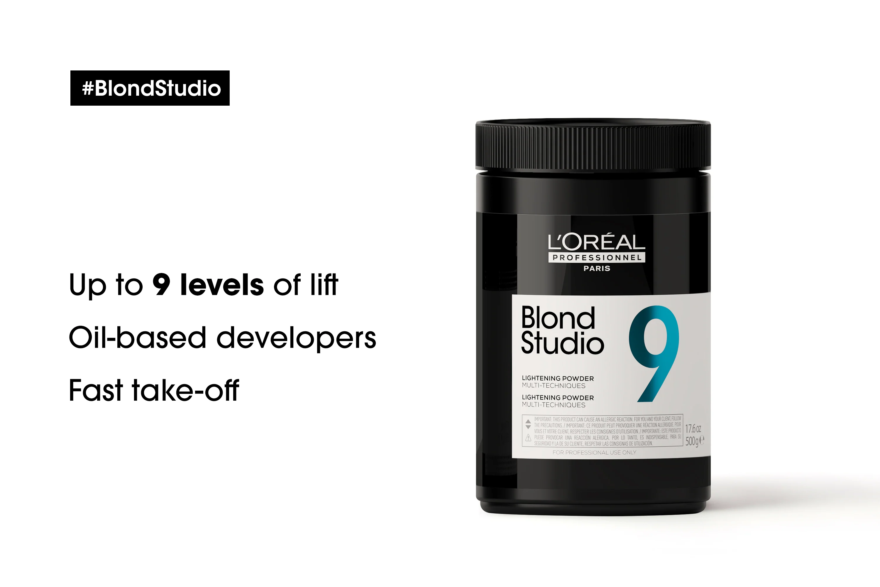 L'Oréal Professionnel Blond Studio 9 Powder 500g - Image 2