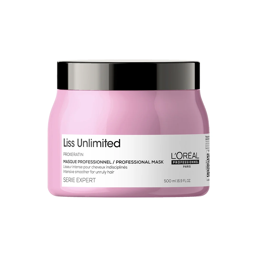 L'Oréal Serie Expert Liss Unlimited Smoothing Masque 500ml - Image 3