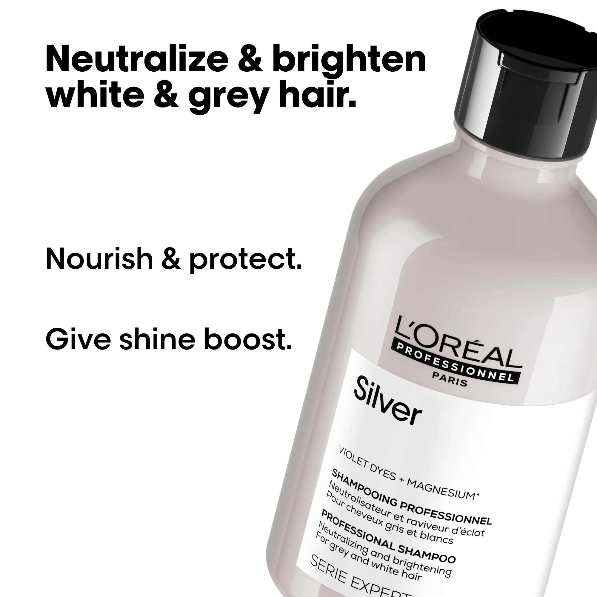L'Oréal Serie Expert Silver Shampoo 1.5L - Image 2