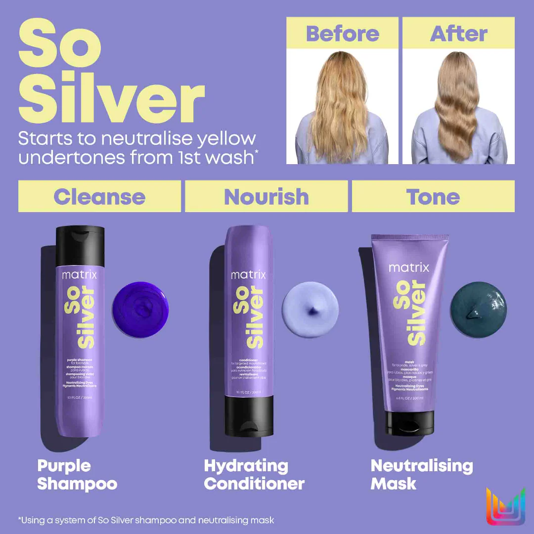 Matrix So Silver Purple Mask 200ml - Image 3