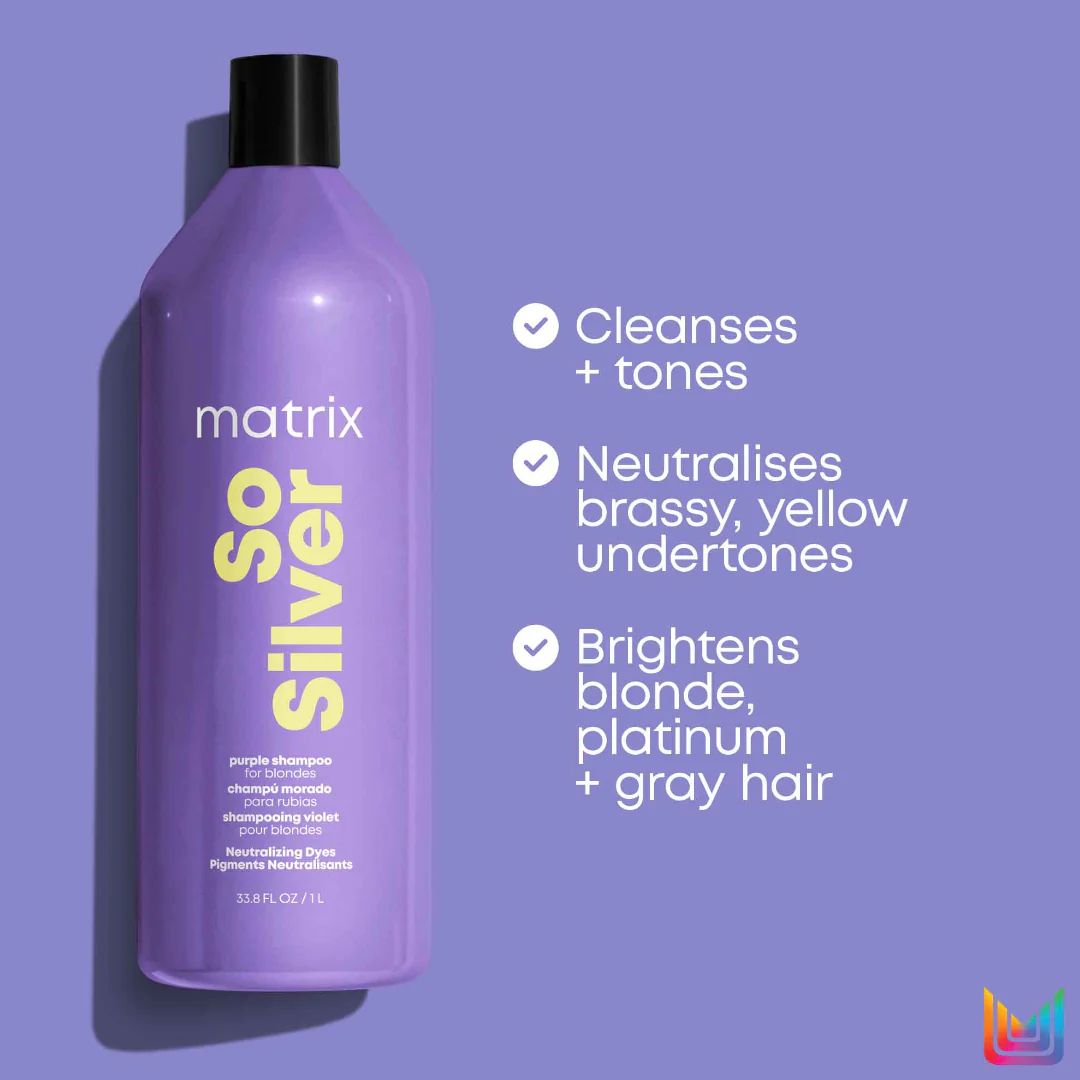 Matrix So Silver Purple Shampoo Litre - Image 2