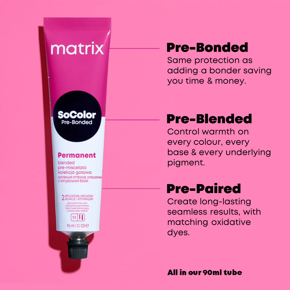 Matrix Socolor Pre-Bonded Permanent Hair Color 90ml - Image 4