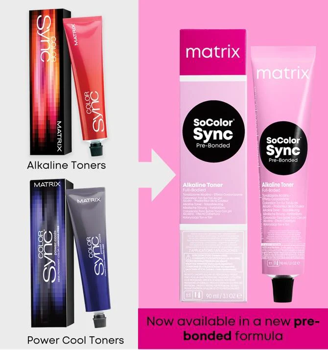 Matrix Socolor Sync Pre-Bonded Alkaline Toners 90ml - Image 3