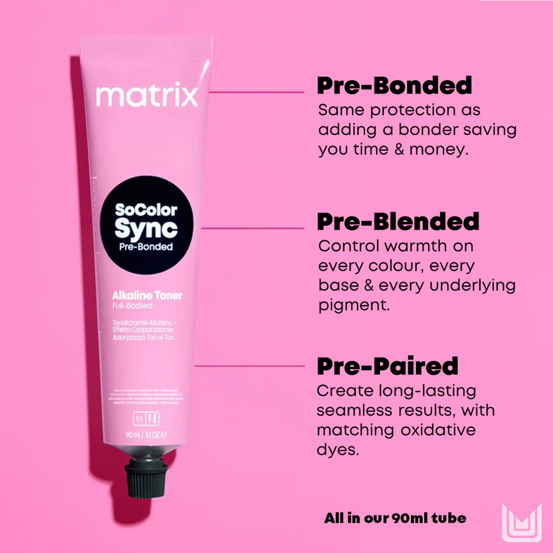 Matrix Socolor Sync Pre-Bonded Alkaline Toners 90ml - Image 4