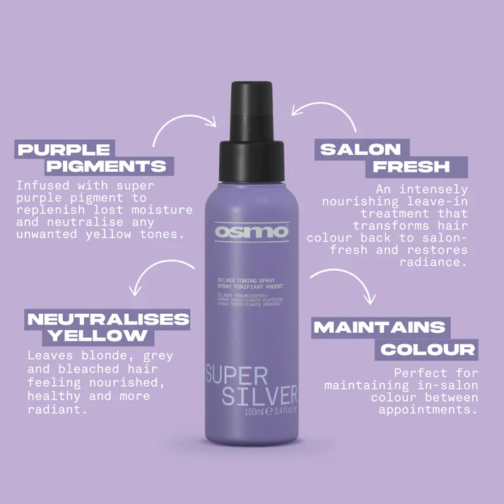 Osmo Super Silver Silver Toning Spray 100ml - Image 2
