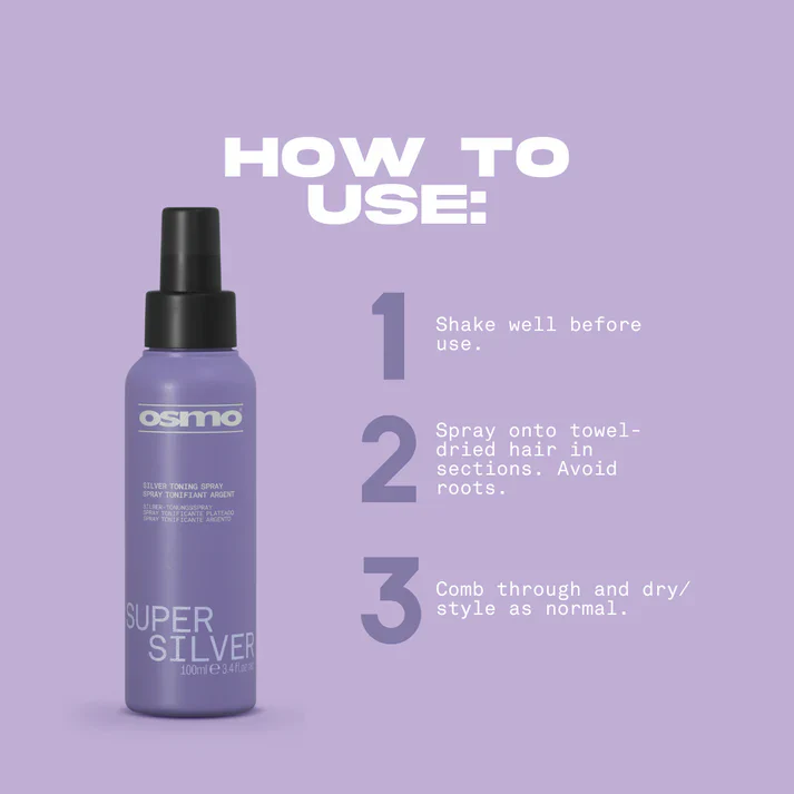Osmo Super Silver Silver Toning Spray 100ml - Image 3