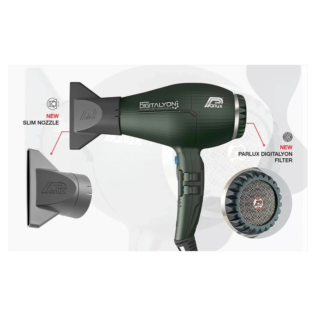 Parlux Digitalyon Powerful and Light Dryer Silver - Image 4