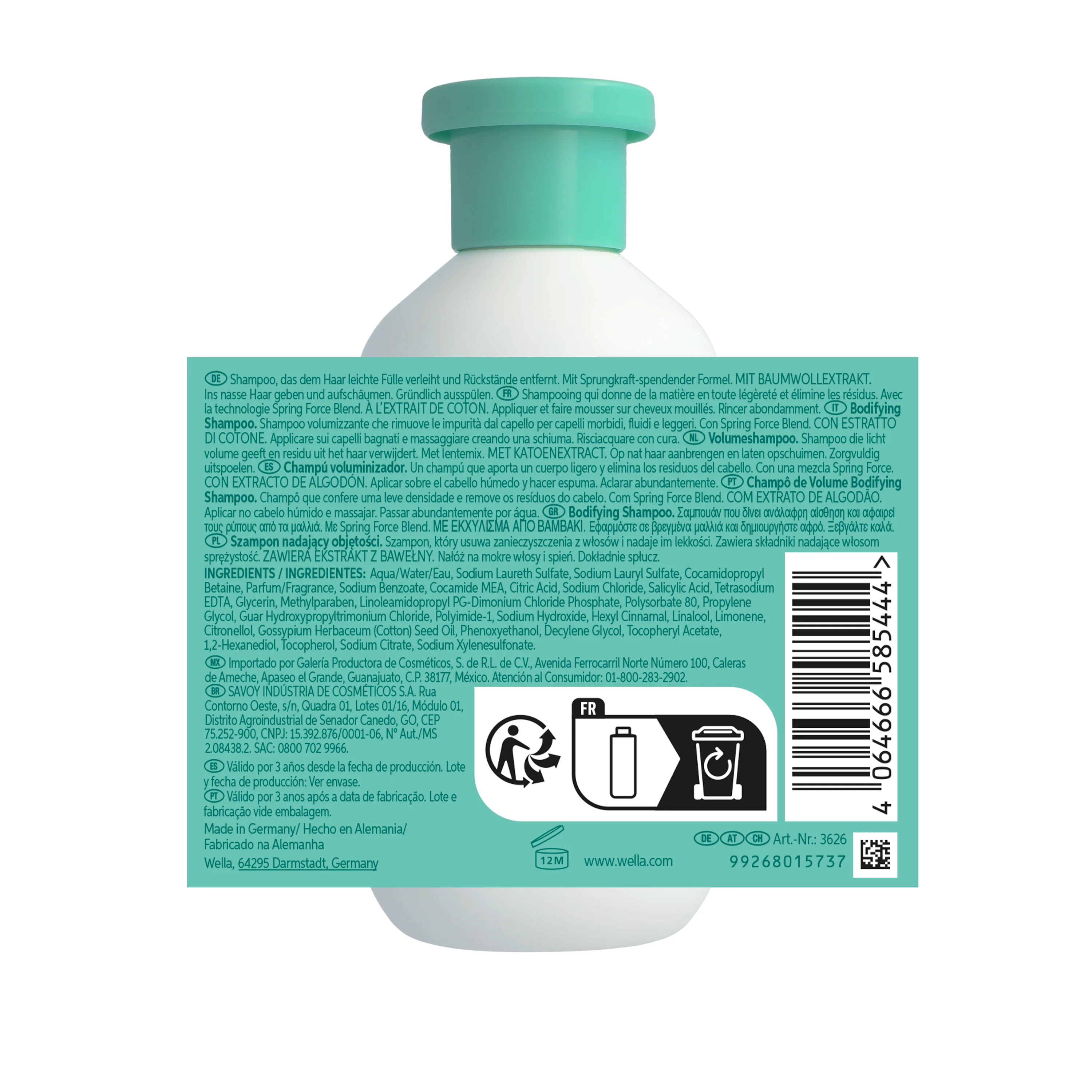 Wella Invigo Volume Boost Shampoo 300ml - Image 2